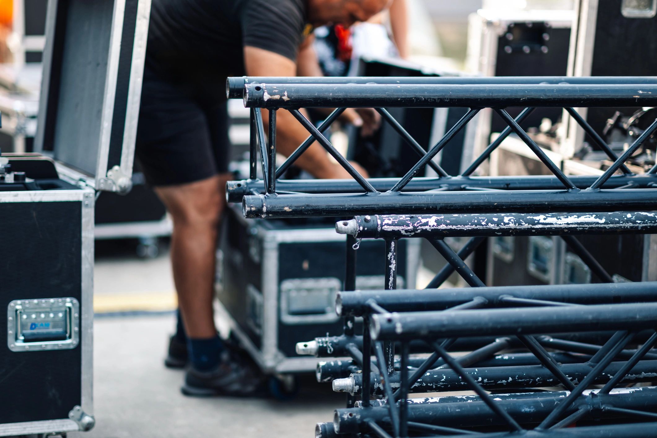 event lighting and sound equipment